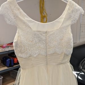 Vintage style lace & tulle dress